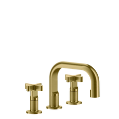 GESSI INCISO+ -Gruppo Lavabo 3 fori con scarico con flessibili di collegamento-58111