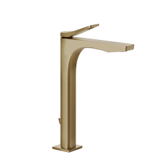 Gessi RILIEVO-Miscelatore Lavabo Alto con Scarico con Flessibile di Collegamento. Cartuccia 25mm- 59003