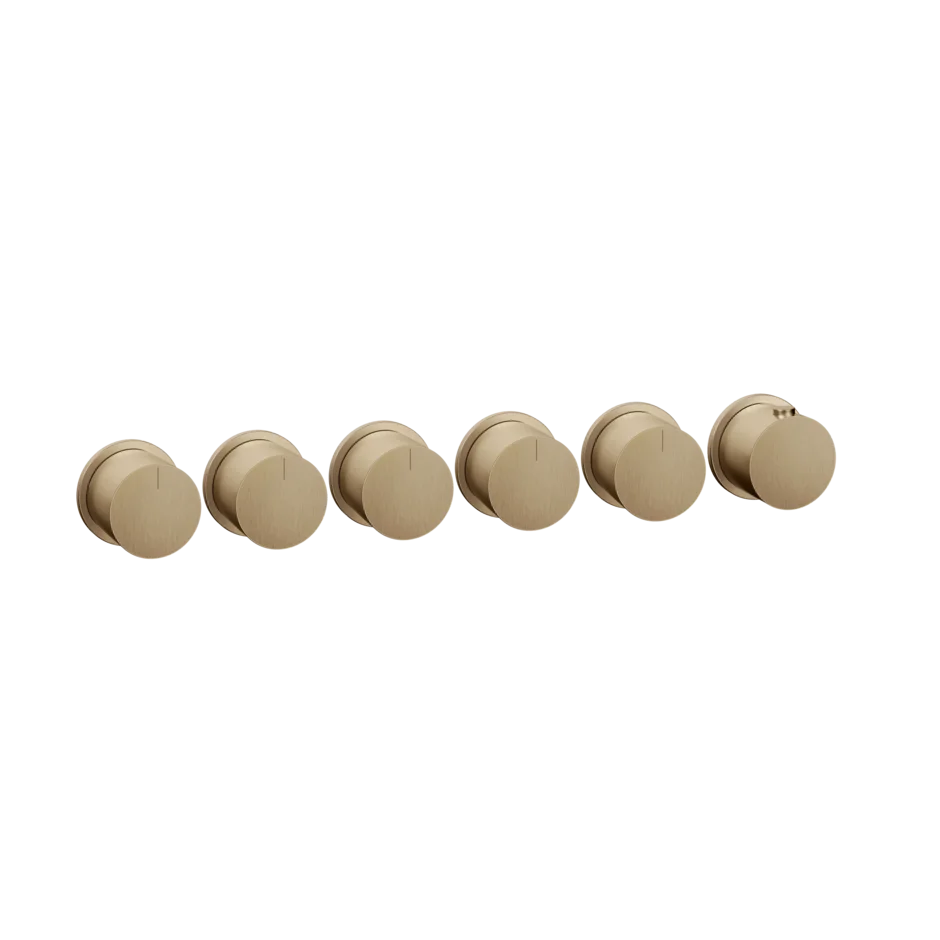 Gessi mitigeur thermostatique de douche à haut débit 5 sorties 63440 + 09263