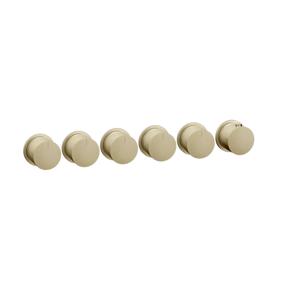Gessi mitigeur thermostatique de douche à haut débit 5 sorties 63440 + 09263