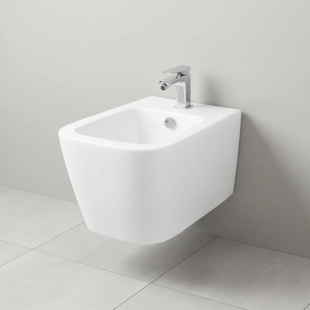 Artceram A16 bidet sospeso ASB001-05- Bianco opaco