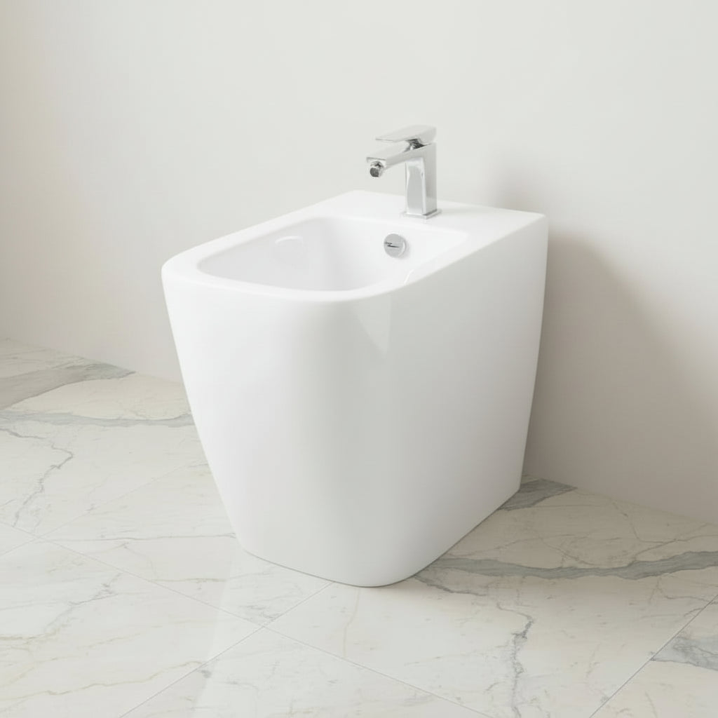 Artceram A16 bidet a terra ASB002-01 Bianco lucido