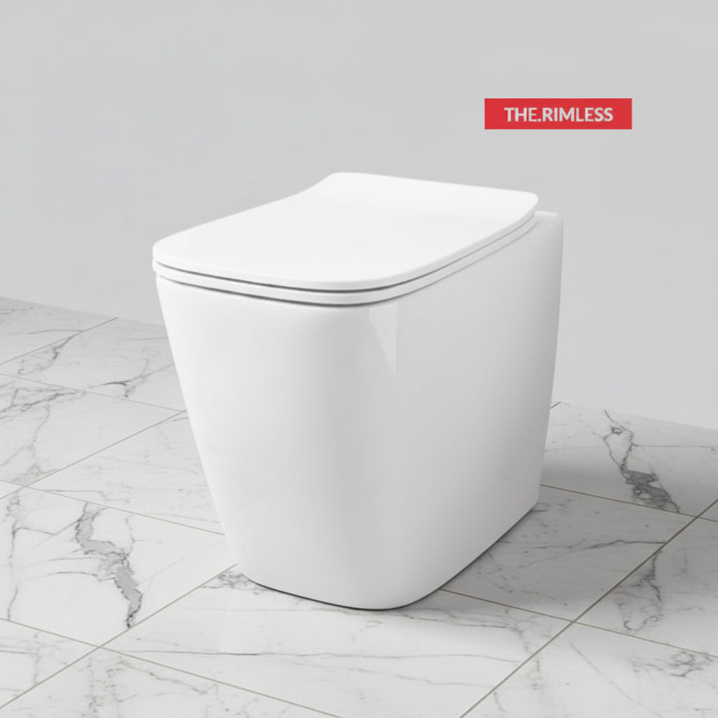 Artceram A16 wc a terra senza brida ASV004-0100 Bianco lucido