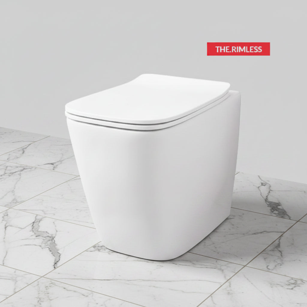 Artceram A16 wc a terra senza brida ASV004-0500 Bianco Opaco