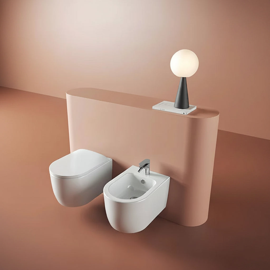Artceram Monet bidet sospeso MNB001-01 - Bianco lucido