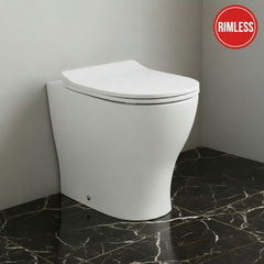 Artceram Ten wc a terra senza brida TEV007-01 Bianco lucido