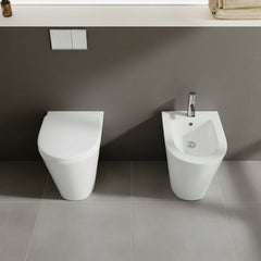 Azzurra Forma bidet a terra FMBIT000000BI - Bianco lucido