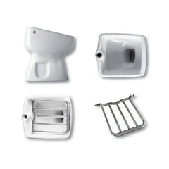 Alice Ceramica Community vuotatoio con griglia 200204 -  bianco lucido