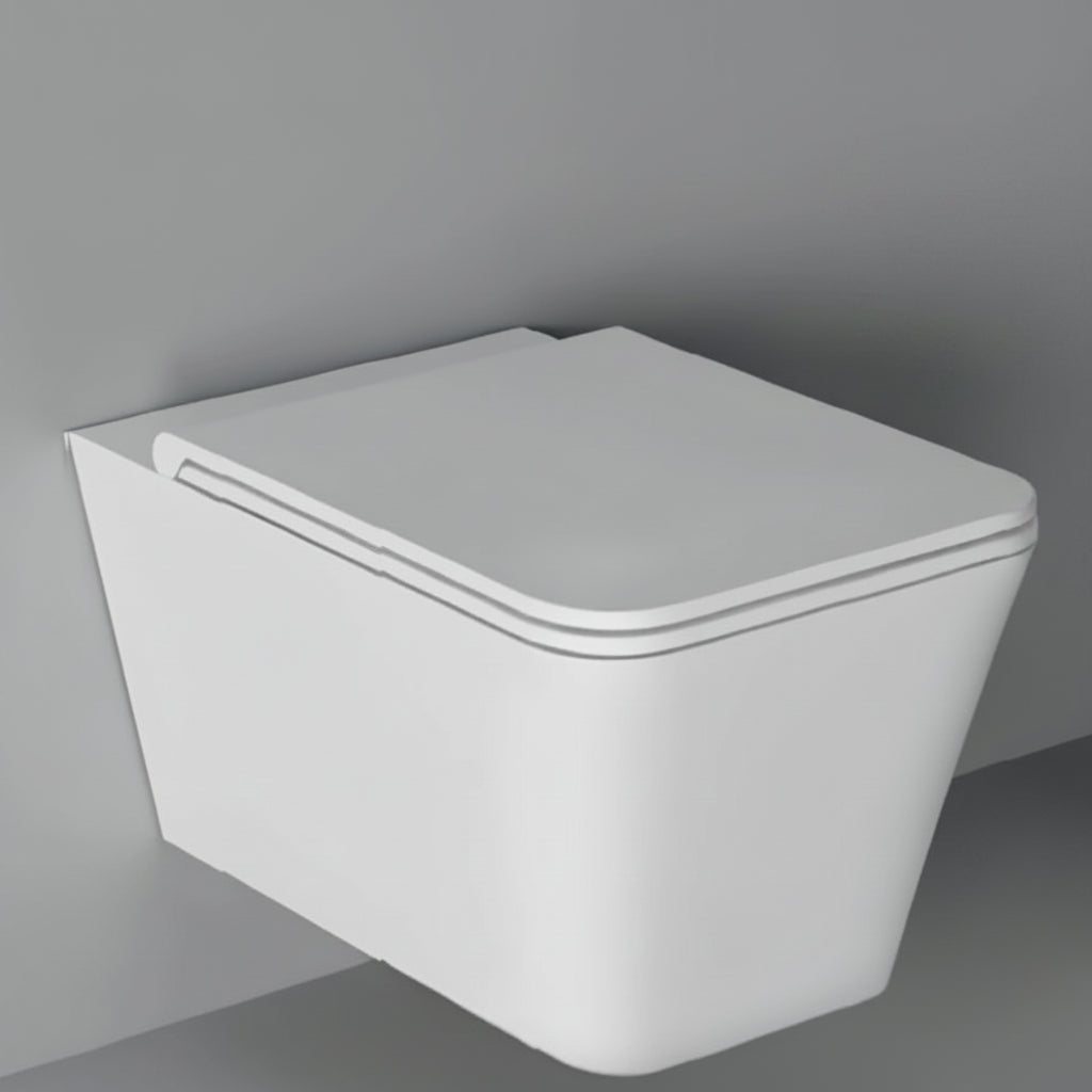 Alice Ceramica Hide Square copriwater soft-close MC3101SQS - bianco lucido