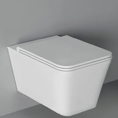 Alice Ceramica Hide Square copriwater soft-close MC3101SQS - bianco lucido