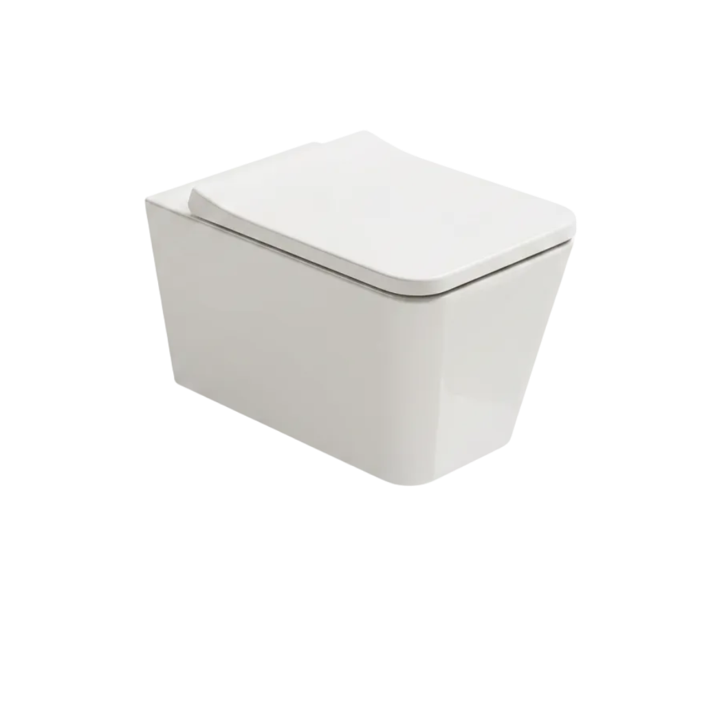 Alice Ceramica Hide wc sospeso senza brida 31210101 - Bianco lucido
