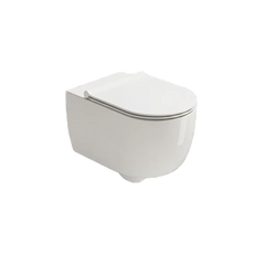 Alice Ceramica Unica 55 wc sospeso senza brida 32240101 - Bianco lucido