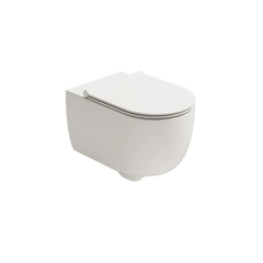 Alice Ceramica Unica 55 wc sospeso senza brida 32240109- Bianco opaco
