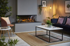 Electric fireplace Alisa 160 Maisonfire standard version with ceramic wood