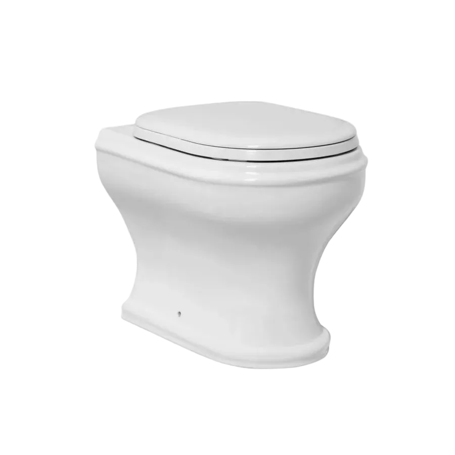 Azzurra Charme wc a terra CHVCTT000000BI - bianco lucido