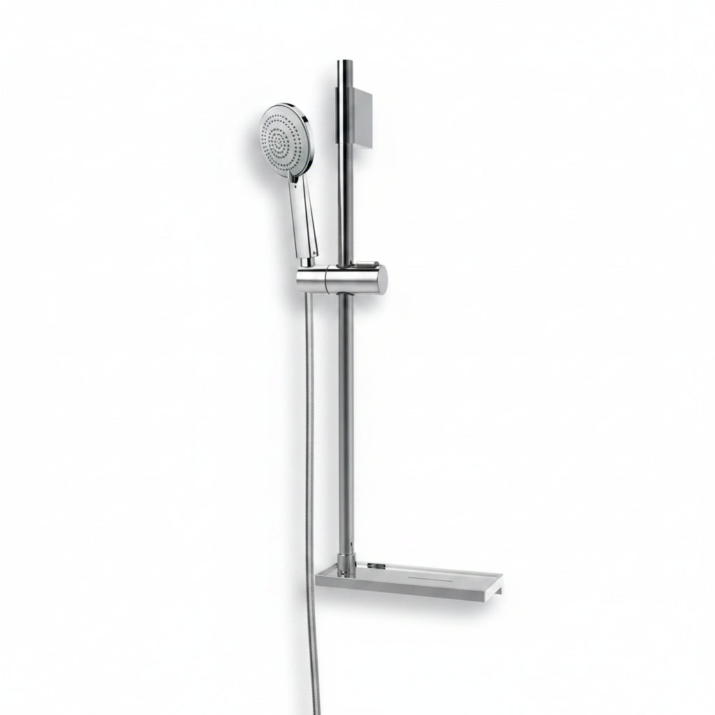 Bossini MIXA/3 saliscendi doccia con portasapone e doccetta 3 getti DF4006-2 - cromo