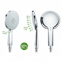 Bossini Mixa/3 Fitair doccetta 3 getti 14cm B00168 - cromo