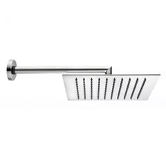 Bossini Tetis soffione doccia quadrato con braccio - H70874G