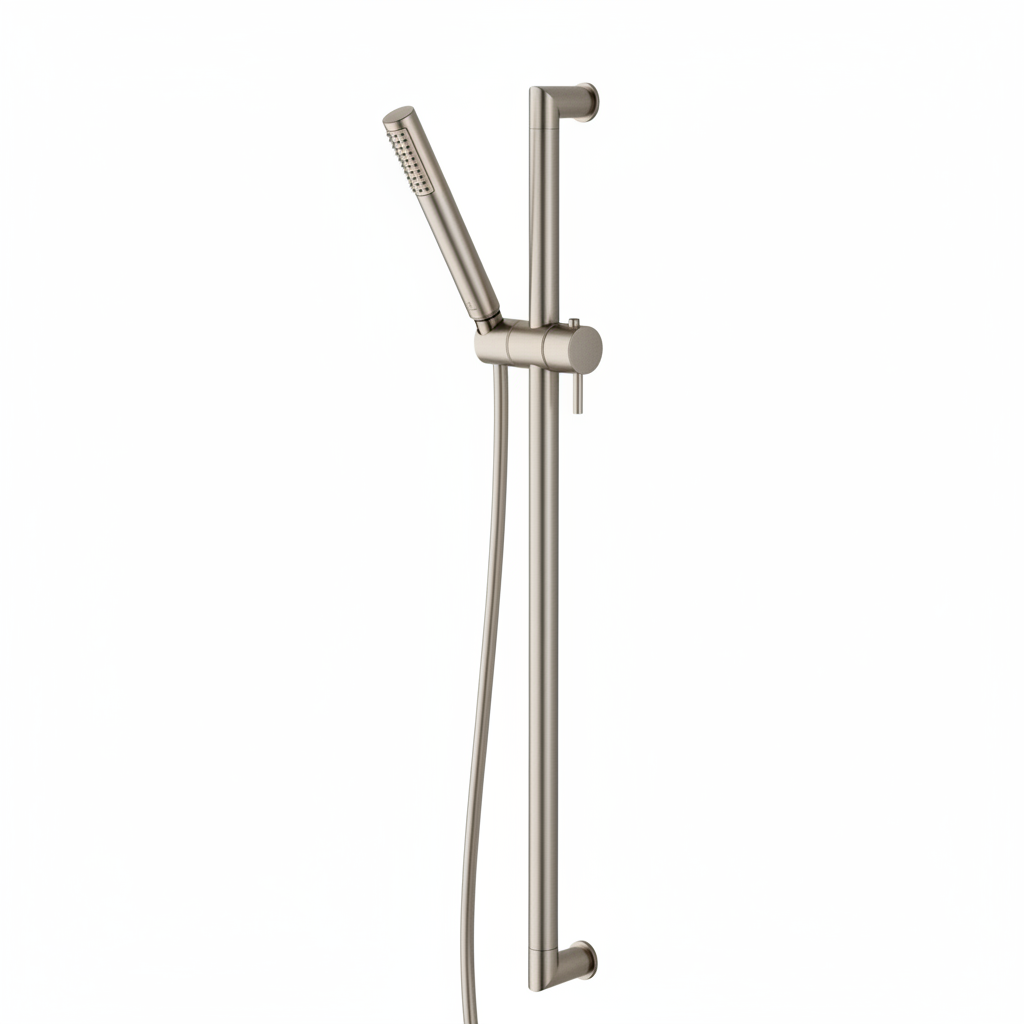 Bossini Zen saliscendi doccia con doccetta D74201 - nickel spazzolato