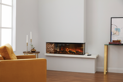 Electric fireplace Alisa 160 Maisonfire standard version with ceramic wood