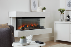 Electric fireplace Alisa 160 Maisonfire standard version with ceramic wood