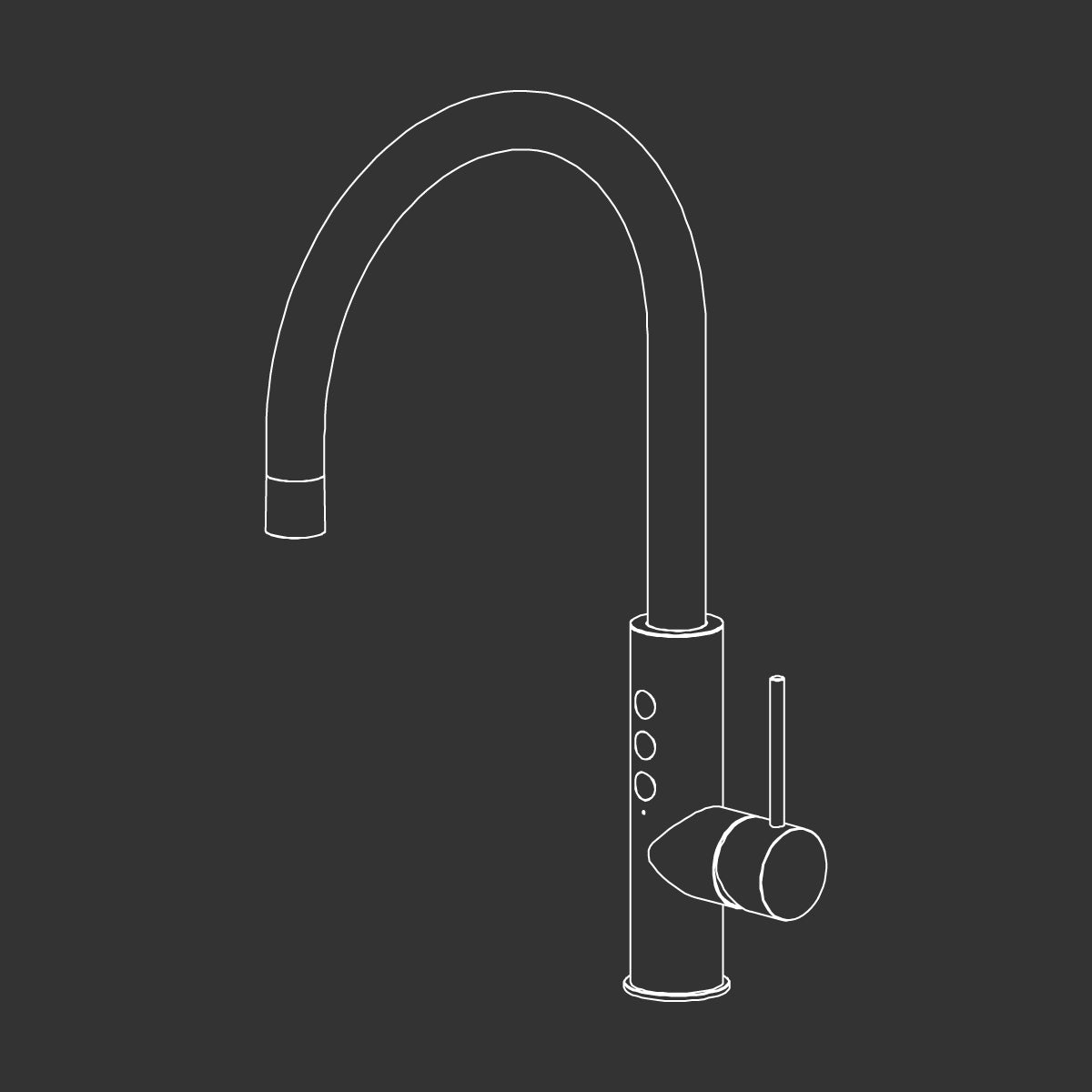Cea Design rubinetto cucina per acqua filtrata ETW33