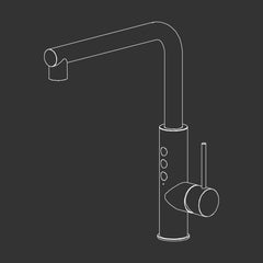 Cea Design rubinetto cucina per acqua filtrata ETW34