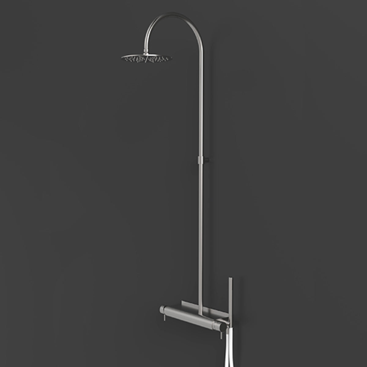 Cea Design Mil360 colonna doccia con mensola, doccetta e soffione 20cm MIL114