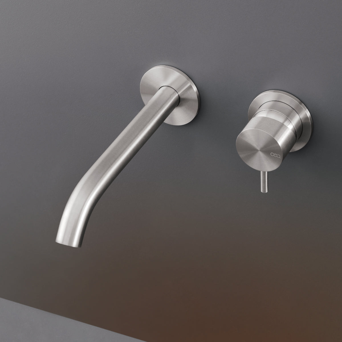 Cea Design Milo360 rubinetto lavabo a parete bocca 185mm MIL35 + UCS09