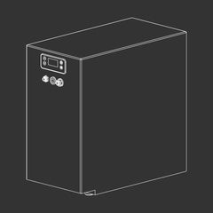 Cea Design sistema di microfiltrazione dell’acqua con refrigerazione e boiler WTC02