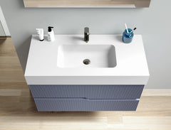 DeClaro Kann meuble vasque 100 cm avec miroir et spot