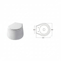 Disegno Ceramica Catino copriwater soft-close CT20600001