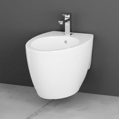 Disegno ceramica Ovo bidet sospeso OV00700101 -  bianco lucido