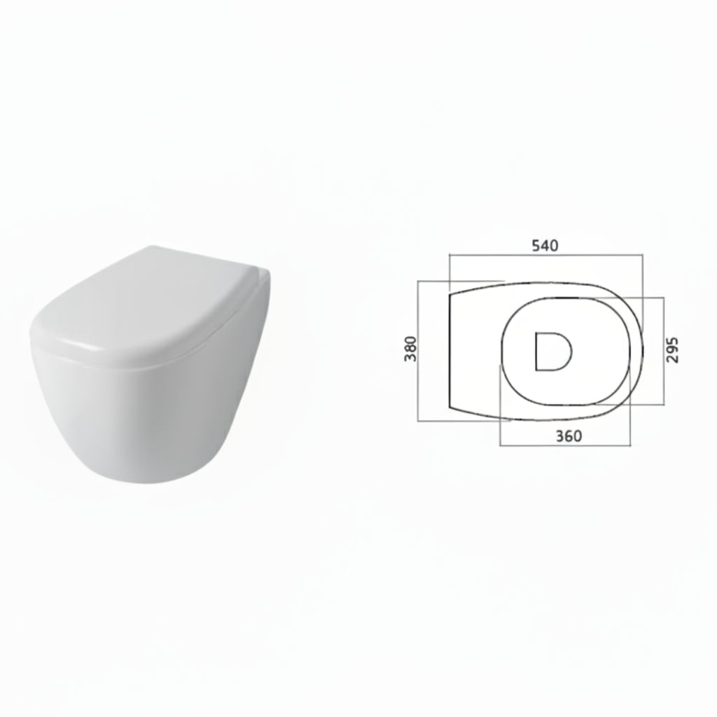 Disegno Ceramica Weg copriwater WG20500001