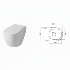 Disegno Ceramica Weg copriwater WG20500001