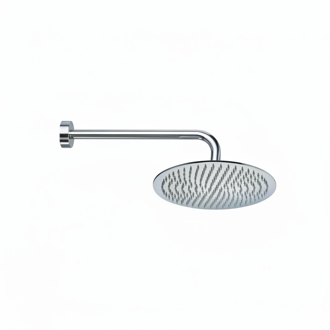 Eurorama soffione doccia tondo 20cm in acciao inox R51822 - cromo