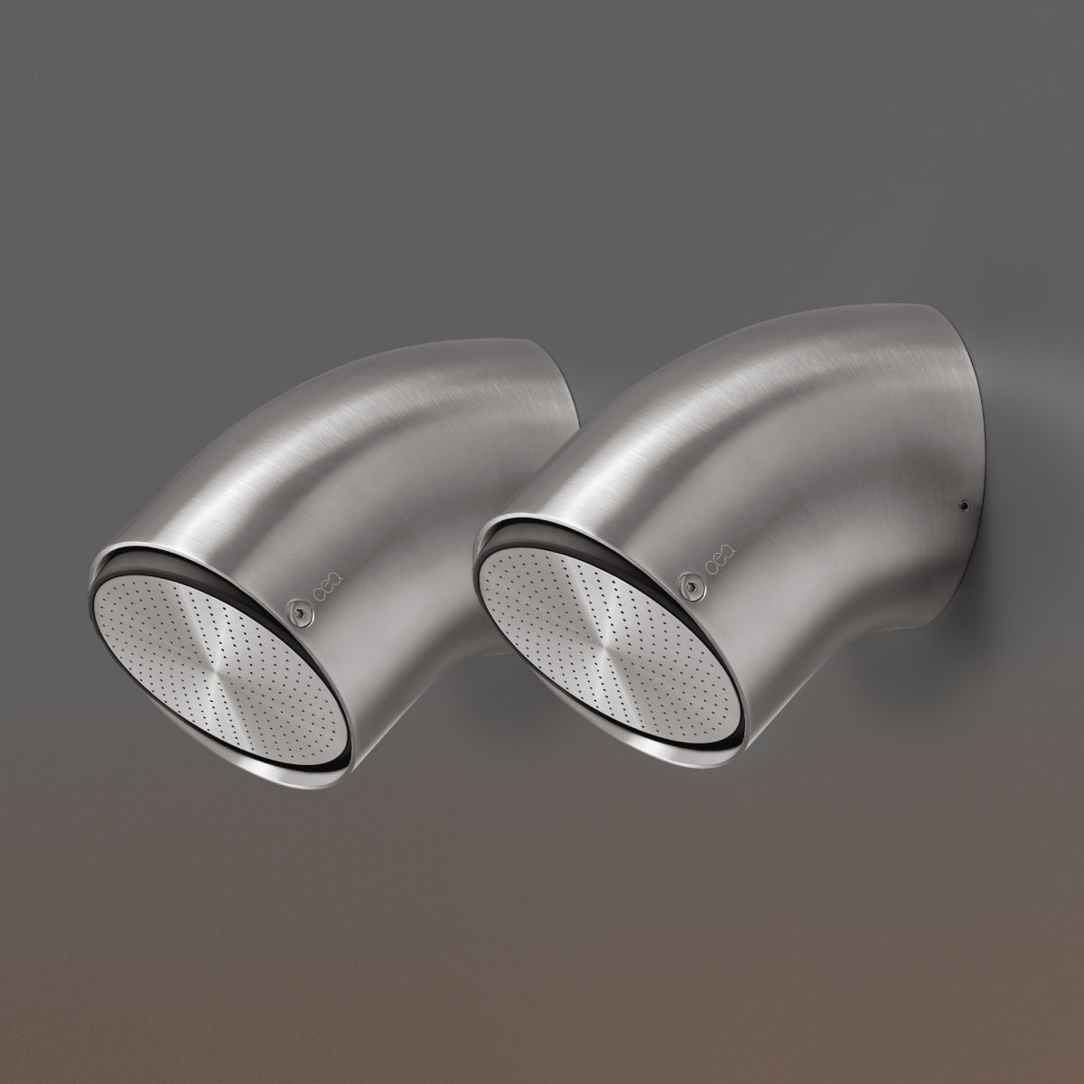 Ceadesign FREE IDEAS COLLECTION -Composizione di soffioni doccia orientabili in acciaio con getto a pioggia areato- FRE180+INC13