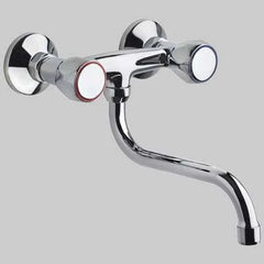 Fromac rubinetto cucina con canna a "S" girevole 1462 - cromo