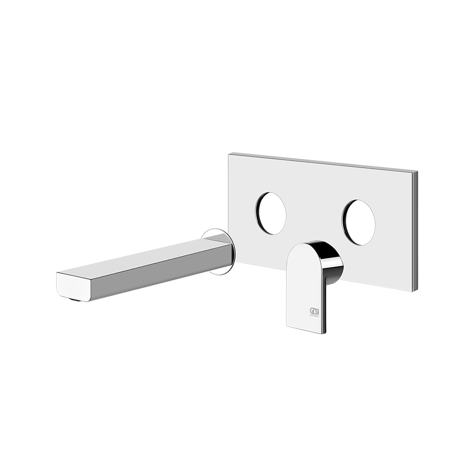 Gessi Emporio Via Manzoni rubinetto lavabo a parete 44895-031 Cromo
