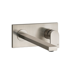 Gessi Emporio Via Manzoni rubinetto lavabo a parete 44895- 149 Finox Brushed Nickel