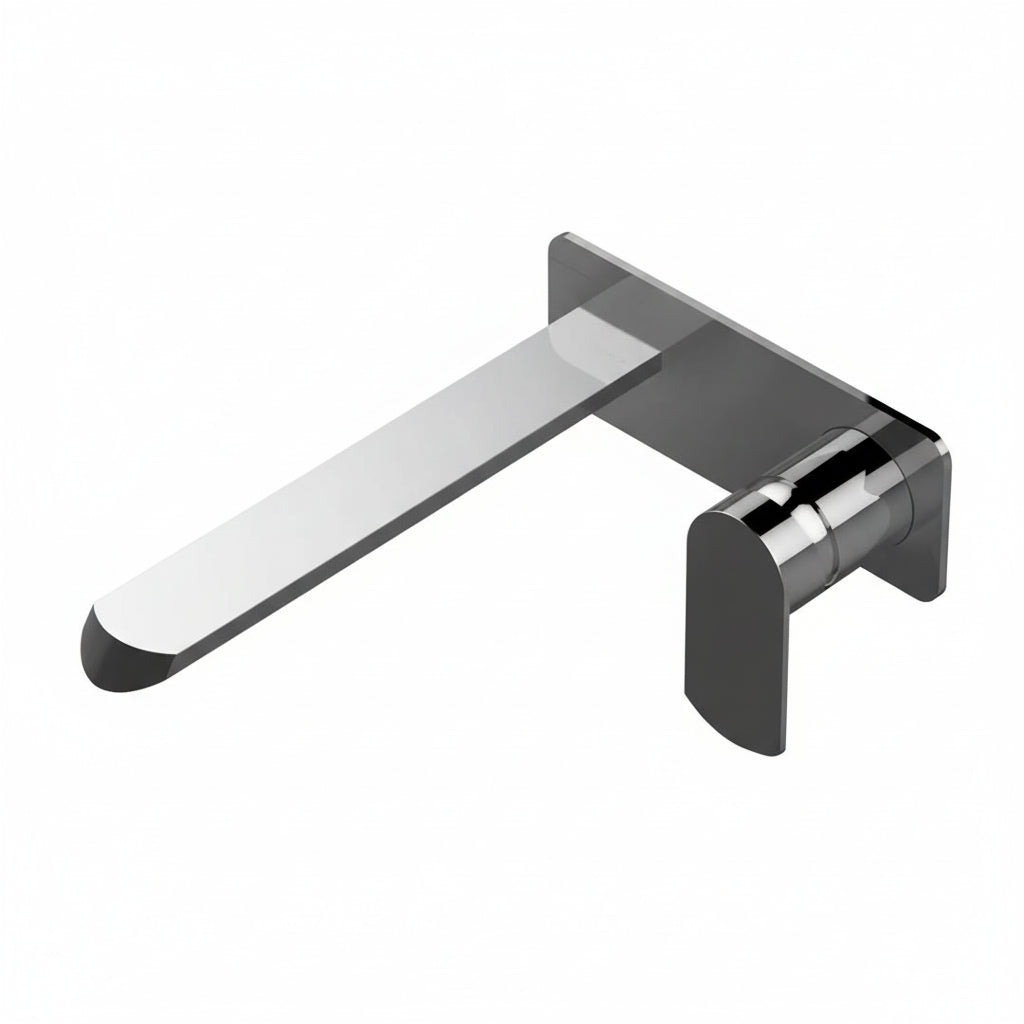 Graff Phase rubinetto lavabo a parete E-6636-LM45W-SN - Nichel satinato
