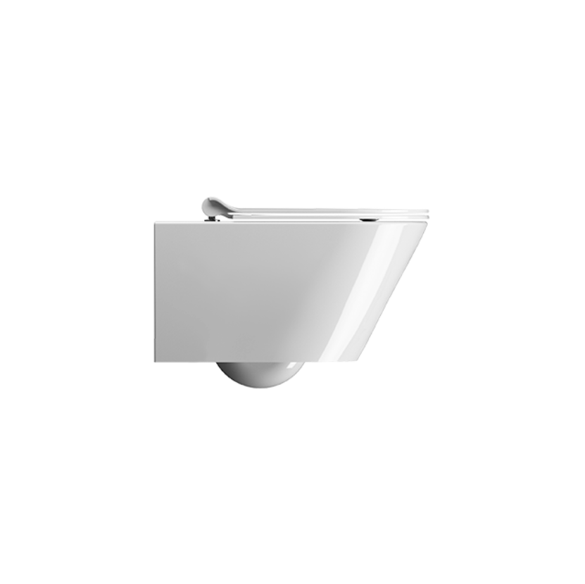 GSI CERAMICA Kube X wc sospeso senza brida 941511 -  bianco lucido