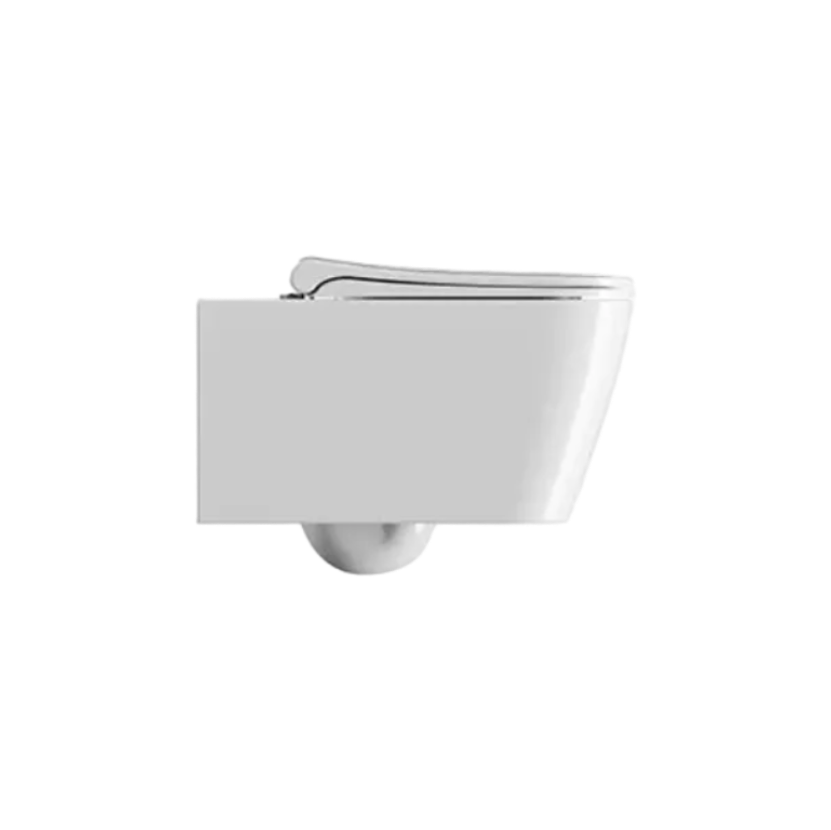 GSI CERAMICA Nubes wc sospeso senza brida 961511 - bianco lucido