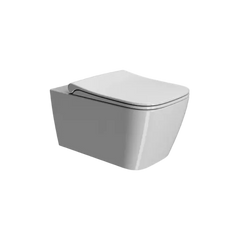 GSI CERAMICA Nubes wc sospeso senza brida 961511 - bianco lucido