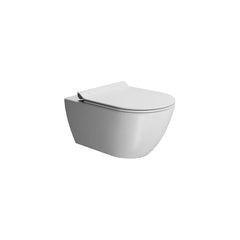 GSI CERAMICA Pura 55 wc sospeso senza brida 881509 - Bianco opaco