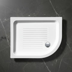 GSI CERAMICA H11 piatto doccia angolare destro in ceramica 70x90cm 459611- Bianco lucido