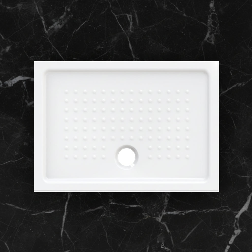 GSI CERAMICA H4.5 piatto doccia in ceramica 100x80cm 438511 - Bianco lucido