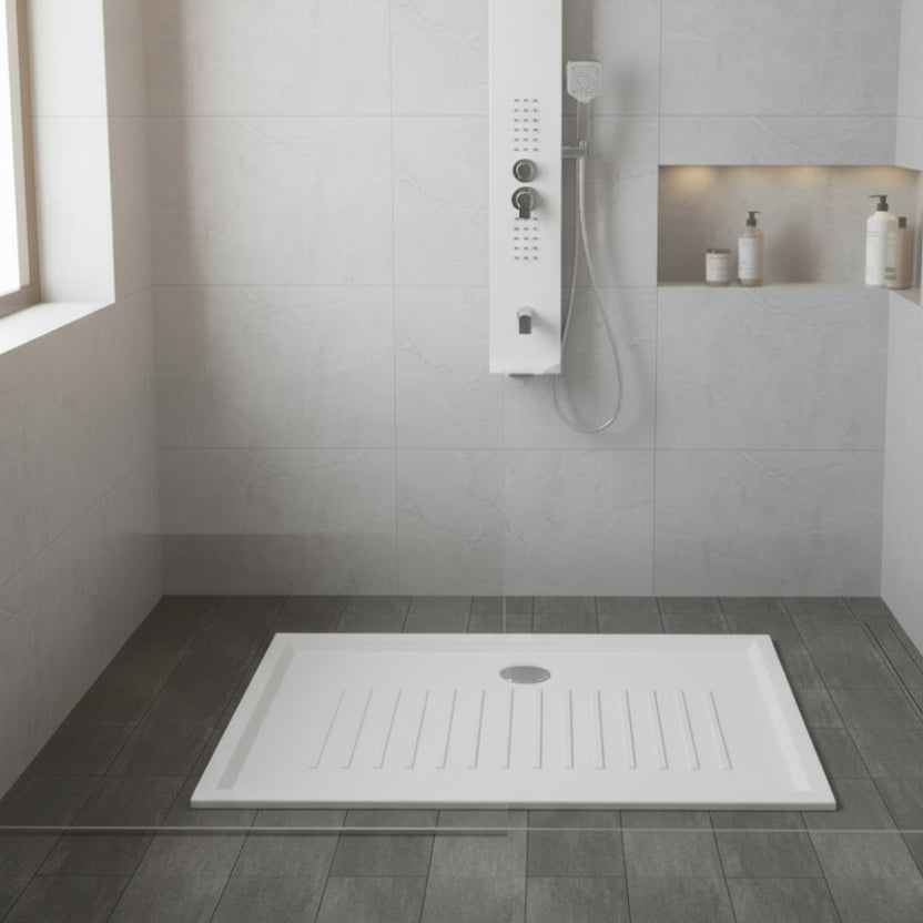 GSI CERAMICA H6 Piatto doccia in ceramica 100X80cm 358611