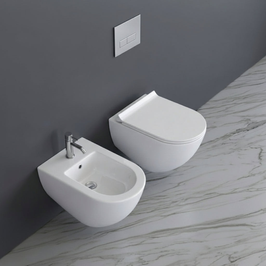 Galassia Dream bidet sospeso 7313 - bianco lucido