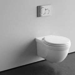 Galassia Ethos wc sospeso con copriwater soft-close 8439 + 8482 - Bianco
